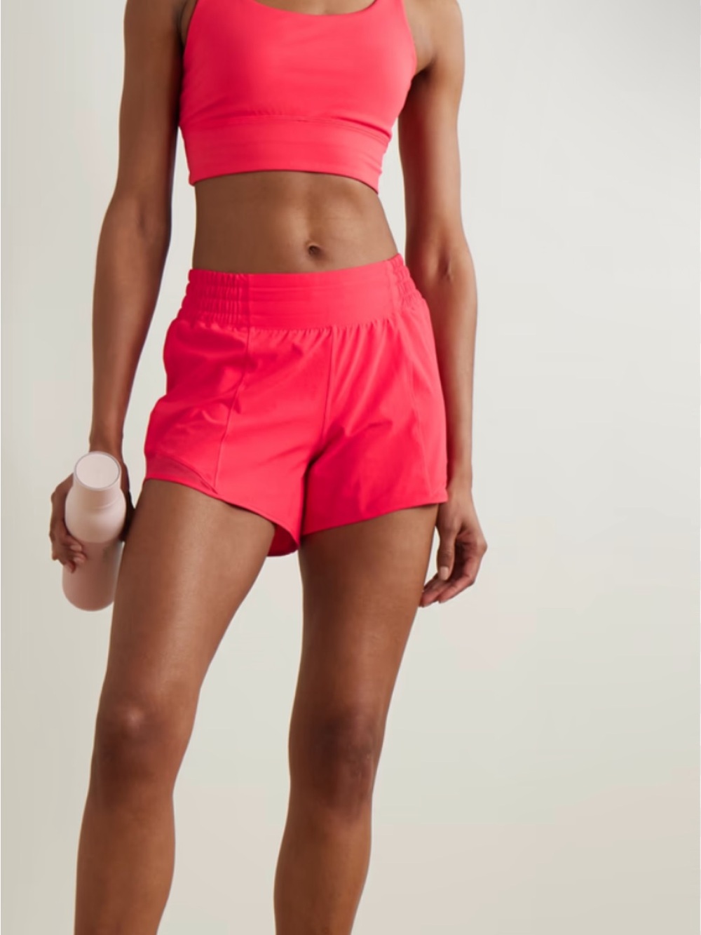 lululemon athletica Women’s Red Athletic Running Shorts - Picture 3 of 3